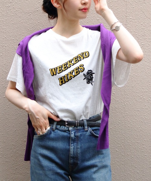 SHINZONE シンゾーン WEEKEND HIKES TEE 06 GRAY WEEKEND HIKES TEE – Shinzone