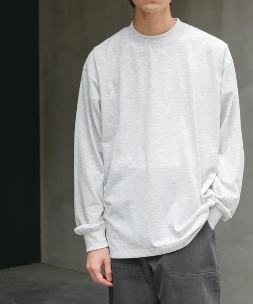 FORK&SPOON（フォークアンドスプーン）の「FORK&SPOON　CAVEジャージーロングスリーブTシャツ（Tシャツ/カットソー・メンズ・アイボリー/グレー系その他・4/5）」の5枚目の写真