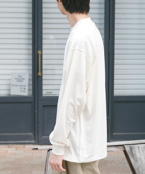 FORK&SPOON（フォークアンドスプーン）の「FORK&SPOON　CAVEジャージーロングスリーブTシャツ（Tシャツ/カットソー・メンズ・アイボリー/グレー系その他・4/5）」の19枚目の写真