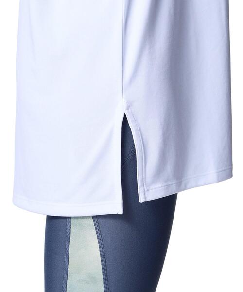 UNDER ARMOUR(アンダーアーマー)の「UAテック オーバーサイズド ビッグロゴ Tシャツ(トレーニング/レディース)(Tシャツ/カットソー・レディース・ホワイト・XL/S/M/L)」の5枚目の写真