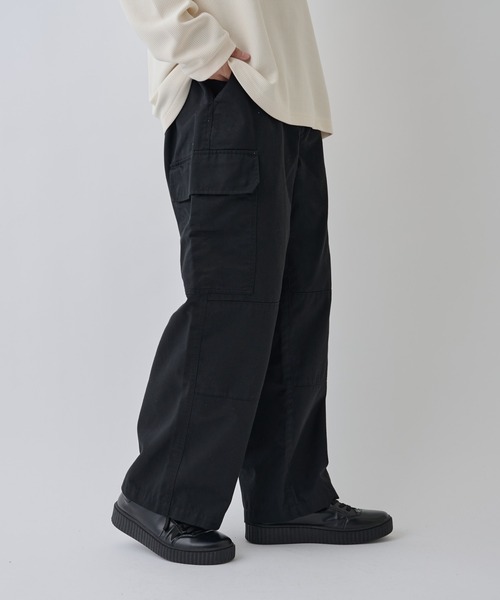 COLONY 2139（コロニートゥーワンスリーナイン）の「ツイルカーゴパンツ（カーゴパンツ・メンズ・ブラック/カーキ・MEDIUM/LARGE）」の5枚目の写真