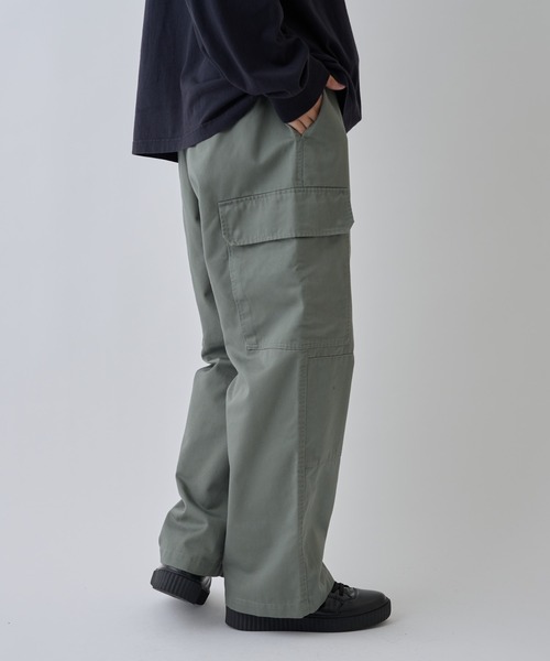 COLONY 2139（コロニートゥーワンスリーナイン）の「ツイルカーゴパンツ（カーゴパンツ・メンズ・ブラック/カーキ・MEDIUM/LARGE）」の8枚目の写真