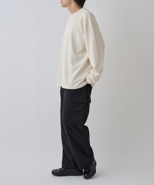 COLONY 2139（コロニートゥーワンスリーナイン）の「ツイルカーゴパンツ（カーゴパンツ・メンズ・ブラック/カーキ・MEDIUM/LARGE）」の10枚目の写真