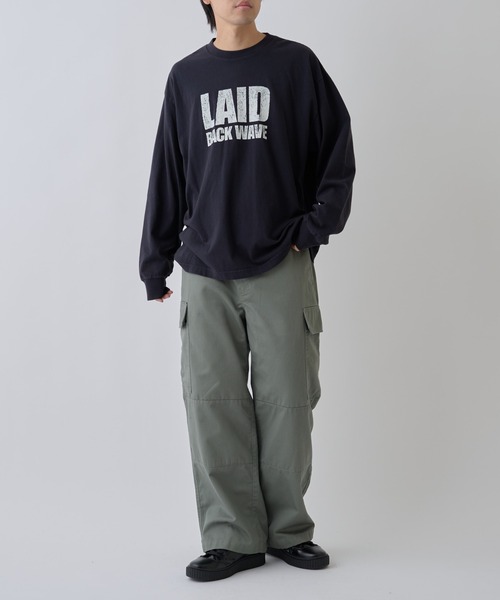 COLONY 2139（コロニートゥーワンスリーナイン）の「ツイルカーゴパンツ（カーゴパンツ・メンズ・ブラック/カーキ・MEDIUM/LARGE）」の13枚目の写真