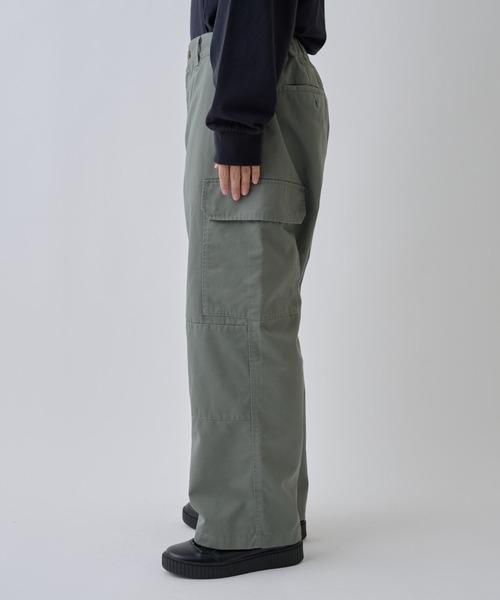 COLONY 2139（コロニートゥーワンスリーナイン）の「ツイルカーゴパンツ（カーゴパンツ・メンズ・ブラック/カーキ・MEDIUM/LARGE）」の18枚目の写真