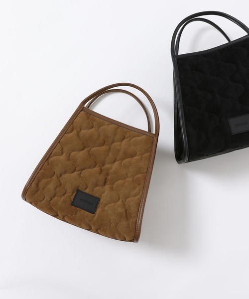 HEREIAM（ヘレイアム）の「【HEREIAM】スエードキルトミニBAG（ハンドバッグ・レディース・キャメル/ブラック・FREE）」の11枚目の写真