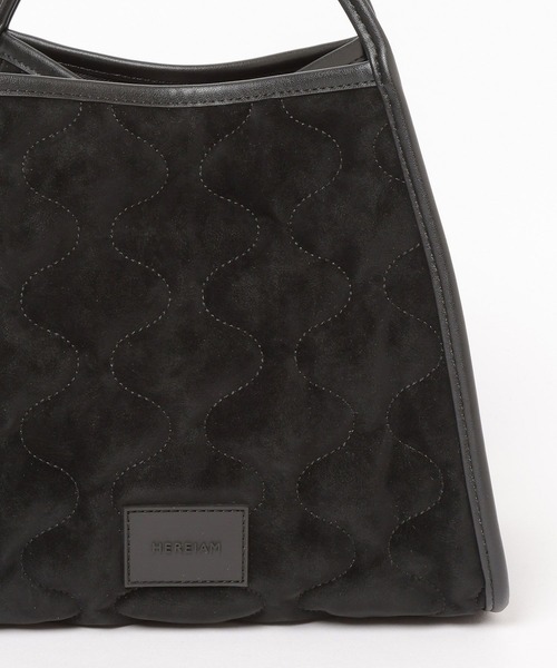 HEREIAM（ヘレイアム）の「【HEREIAM】スエードキルトミニBAG（ハンドバッグ・レディース・キャメル/ブラック・FREE）」の16枚目の写真