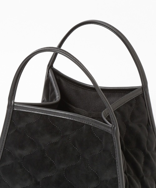 HEREIAM（ヘレイアム）の「【HEREIAM】スエードキルトミニBAG（ハンドバッグ・レディース・キャメル/ブラック・FREE）」の18枚目の写真