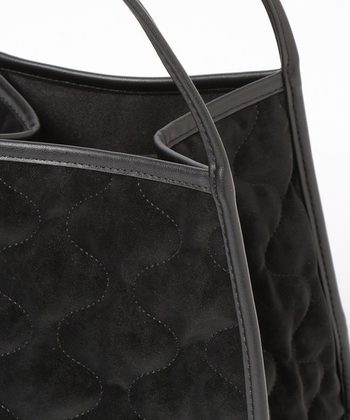 HEREIAM（ヘレイアム）の「【HEREIAM】スエードキルトミニBAG（ハンドバッグ・レディース・キャメル/ブラック・FREE）」の19枚目の写真