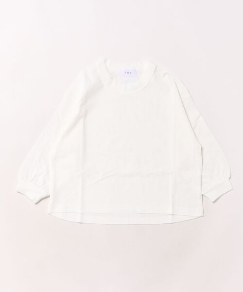 FOV（フォブ）の「フォブ PLAIN L/S Tシャツ（Tシャツ/カットソー・キッズ・ホワイト/ベージュ系その他/ブラック/チャコールグレー・L/XL/M/S）」の13枚目の写真