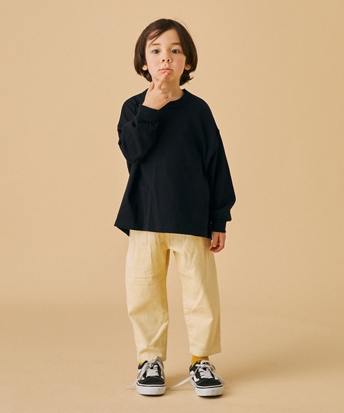 FOV（フォブ）の「フォブ PLAIN L/S Tシャツ（Tシャツ/カットソー・キッズ・ホワイト/ベージュ系その他/ブラック/チャコールグレー・L/XL/M/S）」の7枚目の写真