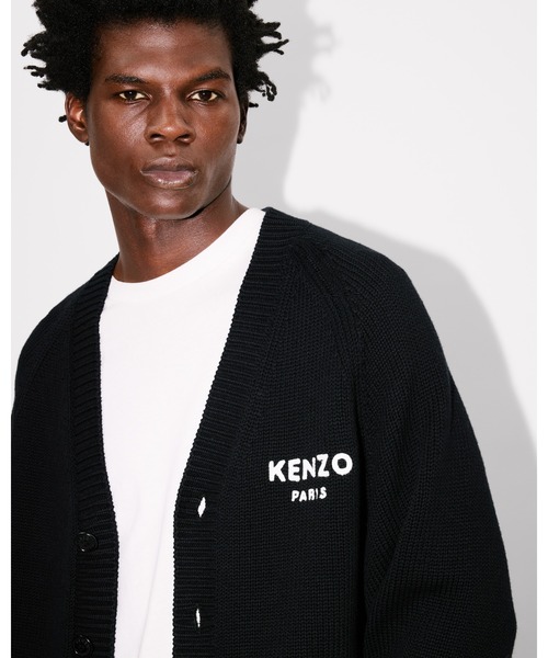 KENZO(ケンゾー)の「'Boke Flower' コットンウール カーディガン(カーディガン/ボレロ・メンズ・ブラック系その他5・LARGE/MEDIUM)」の6枚目の写真