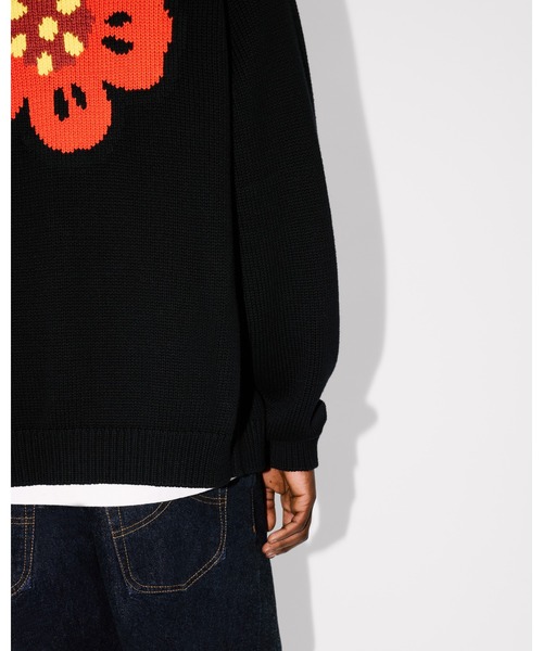 KENZO(ケンゾー)の「'Boke Flower' コットンウール カーディガン(カーディガン/ボレロ・メンズ・ブラック系その他5・LARGE/MEDIUM)」の5枚目の写真