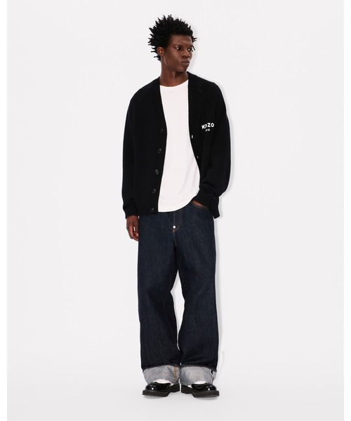 KENZO(ケンゾー)の「'Boke Flower' コットンウール カーディガン(カーディガン/ボレロ・メンズ・ブラック系その他5・LARGE/MEDIUM)」の4枚目の写真