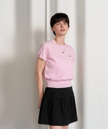 GENERAL IDEA/ジェネラルアイディア tencel essential half pullover 半袖サマーニット 冬服