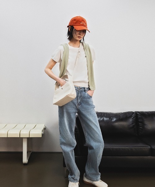 GENERAL IDEA（ジェネラルアイデア）の「GENERAL IDEA/ジェネラルアイディア tencel essential half pullover 半袖サマーニット（ニット/セーター・レディース・ブラック/ブルー/ピンク/ホワイト・S/M/L）」の14枚目の写真