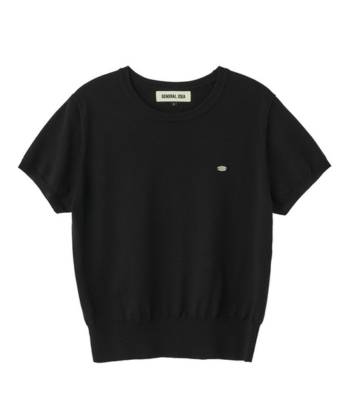 GENERAL IDEA（ジェネラルアイデア）の「GENERAL IDEA/ジェネラルアイディア tencel essential half pullover 半袖サマーニット（ニット/セーター・レディース・ブラック/ブルー/ピンク/ホワイト・S/M/L）」の17枚目の写真