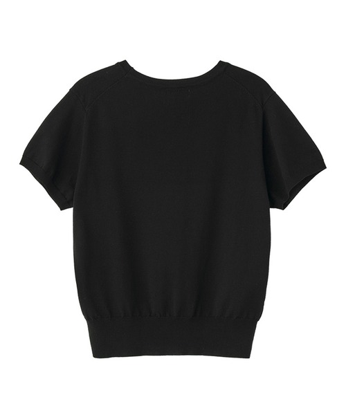 GENERAL IDEA（ジェネラルアイデア）の「GENERAL IDEA/ジェネラルアイディア tencel essential half pullover 半袖サマーニット（ニット/セーター・レディース・ブラック/ブルー/ピンク/ホワイト・S/M/L）」の18枚目の写真