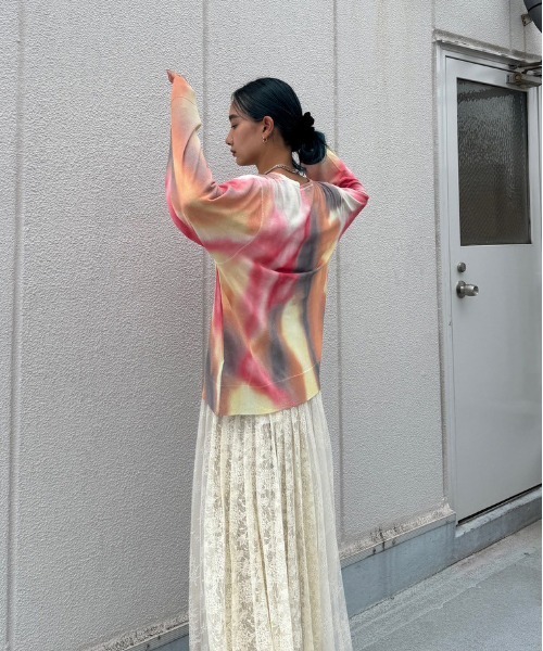アメリ Ameri Disney SCATTERED PRINT TOP Disney SCATTERED PRINT TOP（Tシャツ/カットソー）｜Ameri