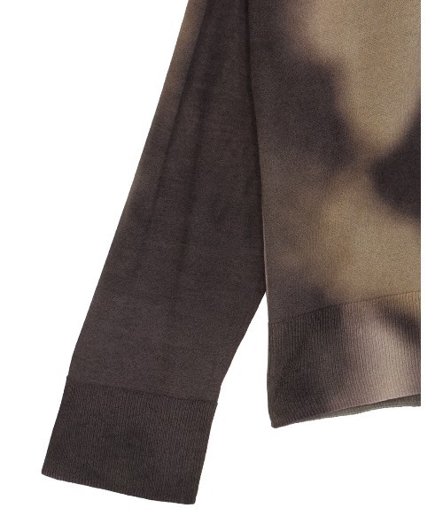 Ameri（アメリ）の「DULL GRADATION PRINT KNIT TOP（Tシャツ