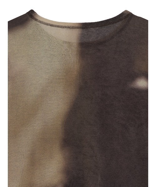 トップス DULL GRADATION PRINT KNIT TOP DULL GRADATION PRINT KNIT TOP