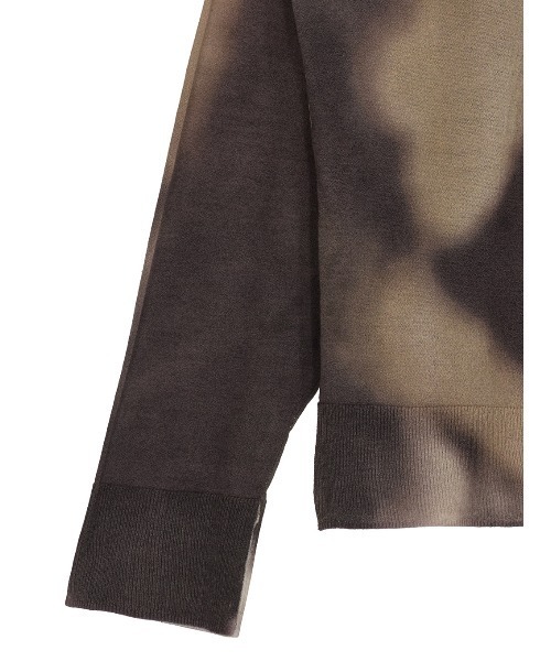 トップス DULL GRADATION PRINT KNIT TOP DULL GRADATION PRINT KNIT TOP