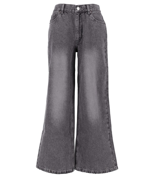 coca（coca）（コカ）の「ローライズワイドデニム（デニムパンツ・レディース・ブルー/ブラック・S/M/L）」の21枚目の写真