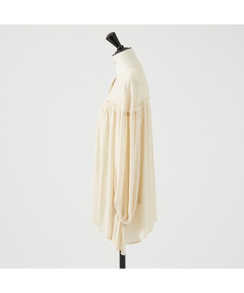 DESIGNWORKS（デザインワークス）の「ギャザーブラウス（シャツ/ブラウス・レディース・アイボリー/ピンク・38）」の13枚目の写真