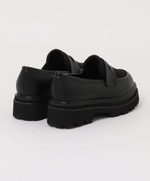 archives（アルシーヴ）の「ハラコアソート厚底ローファー（ローファー・レディース・チャコールグレー/ブラック・MEDIUM/LARGE）」の14枚目の写真