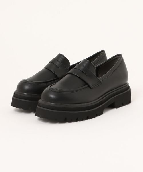 archives（アルシーヴ）の「ハラコアソート厚底ローファー（ローファー・レディース・チャコールグレー/ブラック・MEDIUM/LARGE）」の17枚目の写真