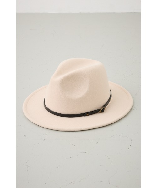 AZUL by moussy(アズールバイマウジー)の「フェルトハット(ハット・メンズ・ベージュ/ブラック・FREE)」の12枚目の写真