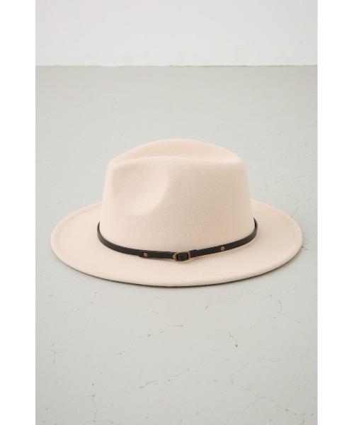 AZUL by moussy(アズールバイマウジー)の「フェルトハット(ハット・メンズ・ベージュ/ブラック・FREE)」の13枚目の写真