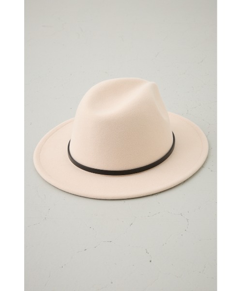 AZUL by moussy(アズールバイマウジー)の「フェルトハット(ハット・メンズ・ベージュ/ブラック・FREE)」の14枚目の写真