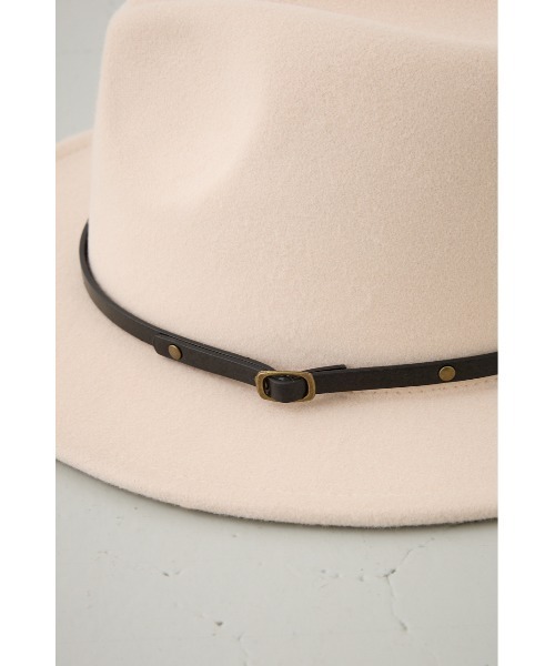 AZUL by moussy(アズールバイマウジー)の「フェルトハット(ハット・メンズ・ベージュ/ブラック・FREE)」の18枚目の写真