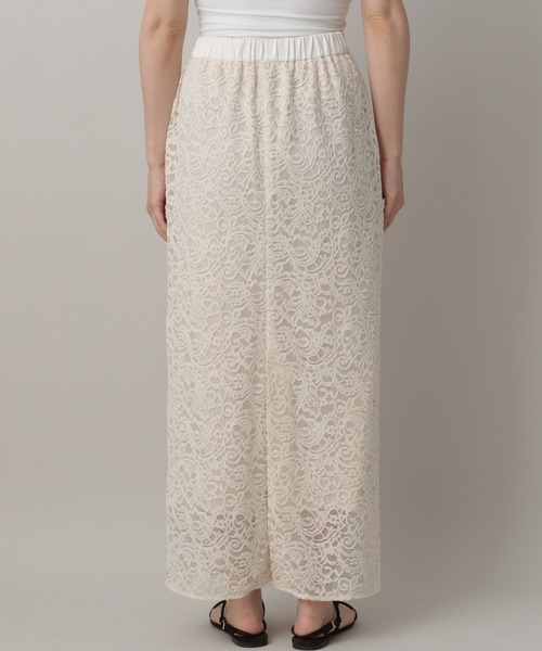 A part by(アパートバイ)の「キモウレースタイトスカート(スカート・レディース・ブラウン/アイボリー・FREE)」の13枚目の写真