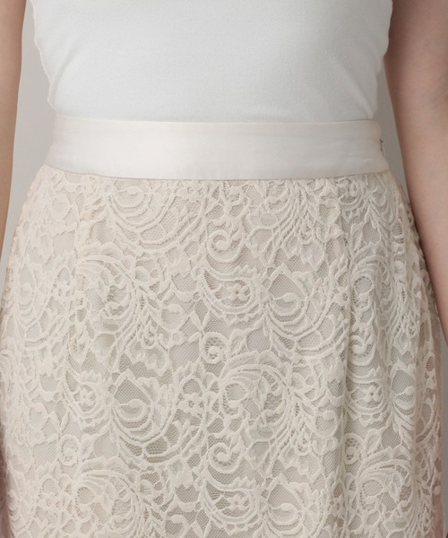 A part by(アパートバイ)の「キモウレースタイトスカート(スカート・レディース・ブラウン/アイボリー・FREE)」の14枚目の写真