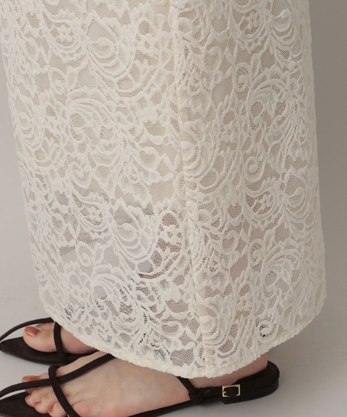 A part by(アパートバイ)の「キモウレースタイトスカート(スカート・レディース・ブラウン/アイボリー・FREE)」の16枚目の写真