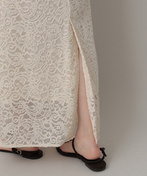 A part by(アパートバイ)の「キモウレースタイトスカート(スカート・レディース・ブラウン/アイボリー・FREE)」の18枚目の写真