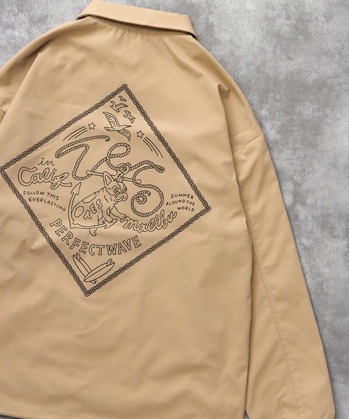 TES BANDANA LOGO COACH JACKET / コーチジャケット（ナイロン