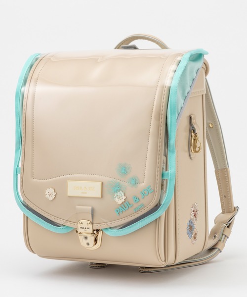 PAUL&JOE（ポールアンドジョー）の「PAUL & JOE(ポール & ジョー)クリザンテームワンポイント半かぶせクリアランドセルカバー（ランドセル・キッズ・パープル/ミント/ピンク/ホワイト・ONE SIZE）」の2枚目の写真