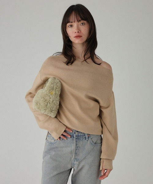 オフショルハイゲージプルオーバー（ニット/セーター）｜BABYLONE