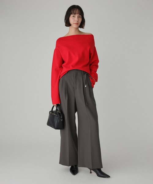 オフショルハイゲージプルオーバー（ニット/セーター）｜BABYLONE