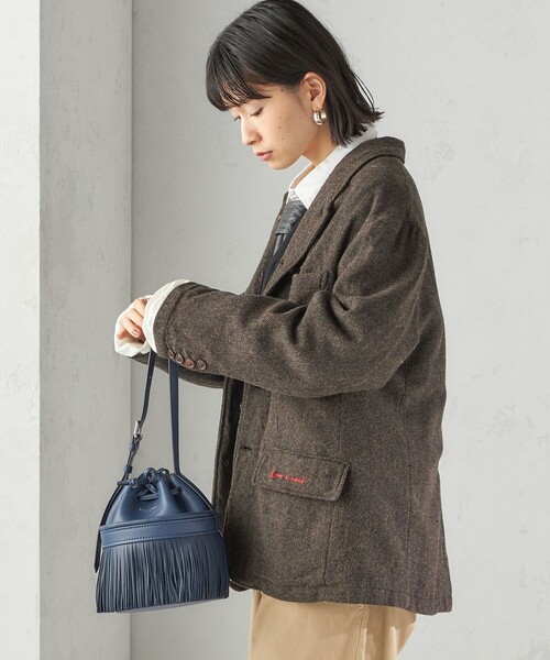 JANESMITH（ジェーンスミス）の「【SHIPS別注】Jane smith:ブリティッシュ ウール ジャケット（テーラードジャケット・レディース・ブラウン・38/36）」の5枚目の写真