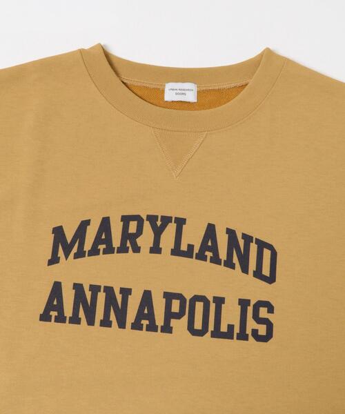 URBAN RESEARCH DOORS（アーバンリサーチドアーズ）の「速乾裏毛ロゴプルオーバー（Tシャツ/カットソー・レディース・オフホワイト/チャコールグレー/キャメル・MEDIUM）」の22枚目の写真