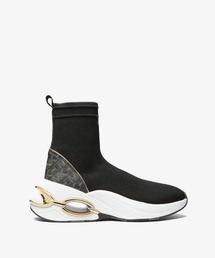MICHAEL KORS | TONI ストレッチニット エンパイア シグネチャーロゴ ソック スニーカー(スニーカー)