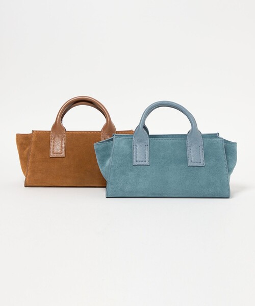 ELYSIR(エリジール)の「<ELYSIR>スエード ロングスクエア トートバッグ(トートバッグ・レディース・ターコイズブルー系/ブラウン系・FREE)」の7枚目の写真