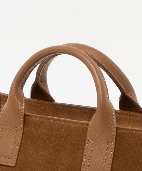 ELYSIR(エリジール)の「<ELYSIR>スエード ロングスクエア トートバッグ(トートバッグ・レディース・ターコイズブルー系/ブラウン系・FREE)」の8枚目の写真