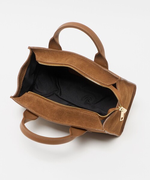 ELYSIR(エリジール)の「<ELYSIR>スエード ロングスクエア トートバッグ(トートバッグ・レディース・ターコイズブルー系/ブラウン系・FREE)」の9枚目の写真