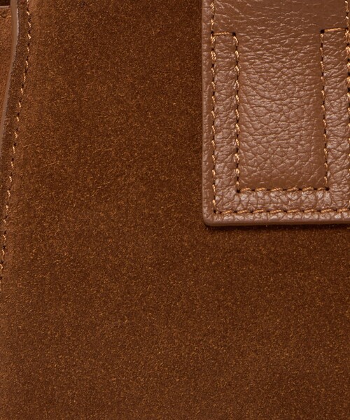 ELYSIR(エリジール)の「<ELYSIR>スエード ロングスクエア トートバッグ(トートバッグ・レディース・ターコイズブルー系/ブラウン系・FREE)」の10枚目の写真