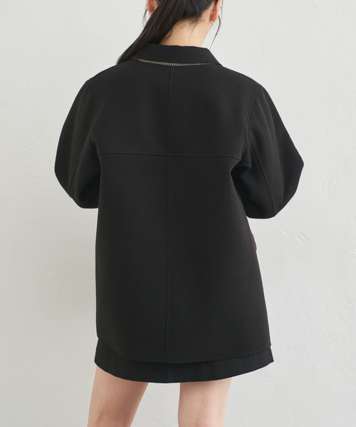 U by SPICK&SPAN（ユーバイスピックアンドスパン）の「リバーシブルオーバーダブルジャケット（その他アウター・レディース・キャメル/ブラック・36/38）」の12枚目の写真